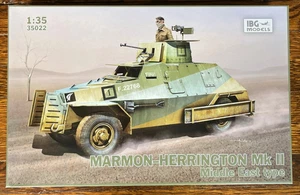Modelos IBG Marmon-Herrington Mk. 1/35 II coche blindado británico tipo Oriente Medio - Imagen 1 de 6