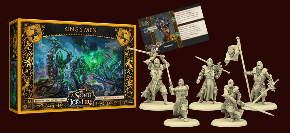 CMON Dark Sword: A Song of Ice & Fire: House Baratheon - King's Men - Image 1 of 1