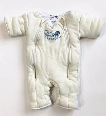 Manta portátil Baby Merlin’s Magic Sleepsuit - Amarilla - Pequeña (3-6 meses) Foto 1 de 4