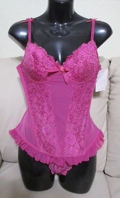 Corsé con aros y tangas a juego CABERNET talla M nuevo con etiquetas Foto 1 de 3