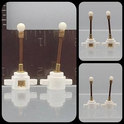 2x OO / HO Scale Street Lamp Post LED Building Miniature Train / Town / Shop - Image 1 of 4