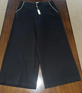 Max Studio London Sz XL Black Wide Leg Pants/Trouser Mid Rise $118 - Picture 1 of 3