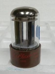 (1) GE Brown Base 5692 3 MIca Black Plate Tube - 1963 Balanced, NOS Strong, CBS* - Bild 1 von 5