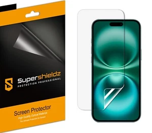 3X Supershieldz Clear Screen Protector for Apple iPhone 16/ iPhone 15 (6.1 inch) - Picture 1 of 2