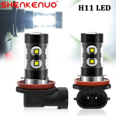 2x Bombillas antiniebla LED H8 H11 6000K blancas para INFINITI M37 M56 QX56 EX35 FX35 Foto 1 de 4