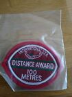 Vintage Sta Swimming Badge 100Metres