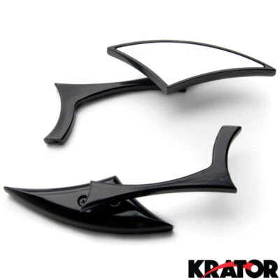 Par de espejos retrovisores negros personalizados para Suzuki Boulevard M109R M50 M90 M95 Foto 1 de 3