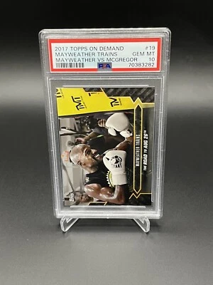 2017 Topps On Demand Floyd Mayweather Trains Mayweather Vs McGregor #19 Psa 10 - Image 1 of 2