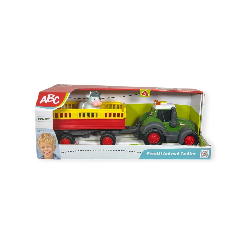 Dickie Toys ABC Tier-Transporter Traktor Fendt 30 cm – Bauernhofspielzeug - Bild 1 von 2