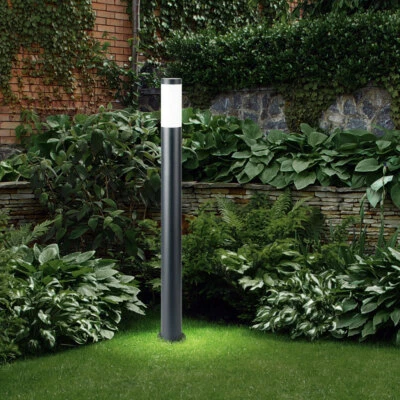 Stehlampe Standlampe Außenleuchte Gartenlampe Wegeleuchte anthrazit H 110 cm - Bild 1 von 4