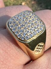 Cubic Zirconia Gold Rings for Men for sale | eBay