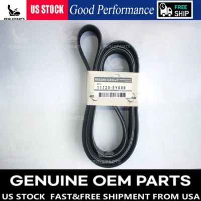 Correa de transmisión serpentina genuina para Infiniti Q70 QX50 Q40 Q60 EX37 11720-EY00B Foto 1 de 4