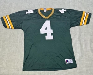 Vintage Brett Favre Green Bay Packers NFL Football Champion Jersey Mens Size 48 - Picture 1 of 9