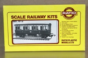 RATIO 612 OO GAUGE KIT BUILT GW GWR 4 WHEEL COMPOSITE COACH KIT oe - Picture 1 of 4