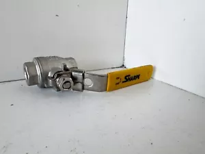 ¡NUEVO STOCK ANTIGUO! VÁLVULA BOLA SHARPE 1/4" CF8M - Imagen 1 de 9