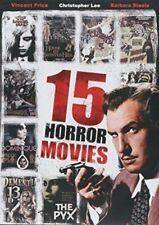 15 Horror Movies: Dementia 13/Pyx/Blood Tide.. (DVD, 2008, 2-Disc) Vincent Price