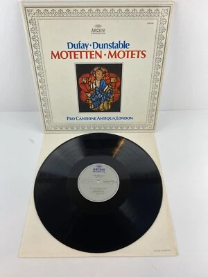 Dufay Dunstable Motetten Motets Archiv 2533 291 Stereo Pro Cantione London VG+ - Image 1 of 4
