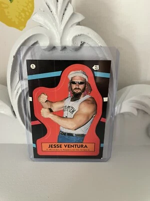 1985 Topps WWF - Sticker #4 Jesse Ventura - Image 1 of 2