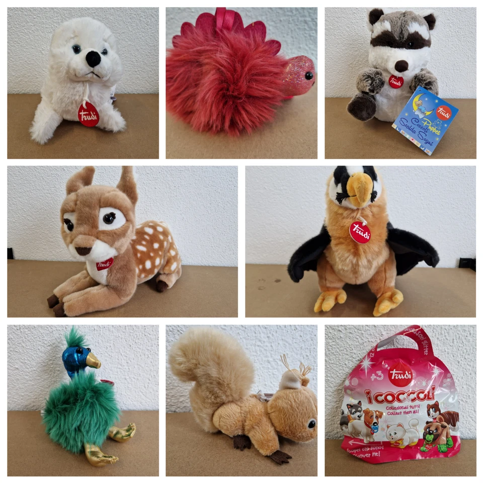 Trudi Kuscheltiere Plüsch verschiedene Tiere / Größen - Bild 1 von 1