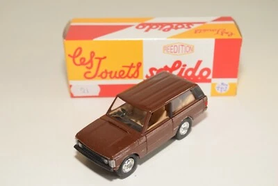 A35 21 1:43 SOLID LAND ROVER RANGE ROVER CLASSIC MARRONE NUOVO CON SCATOLA - Immagine 1 di 4