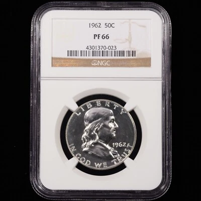 1962 Proof Franklin Half Dollar 50c - NGC GRADED PF66 - Image 1 of 4