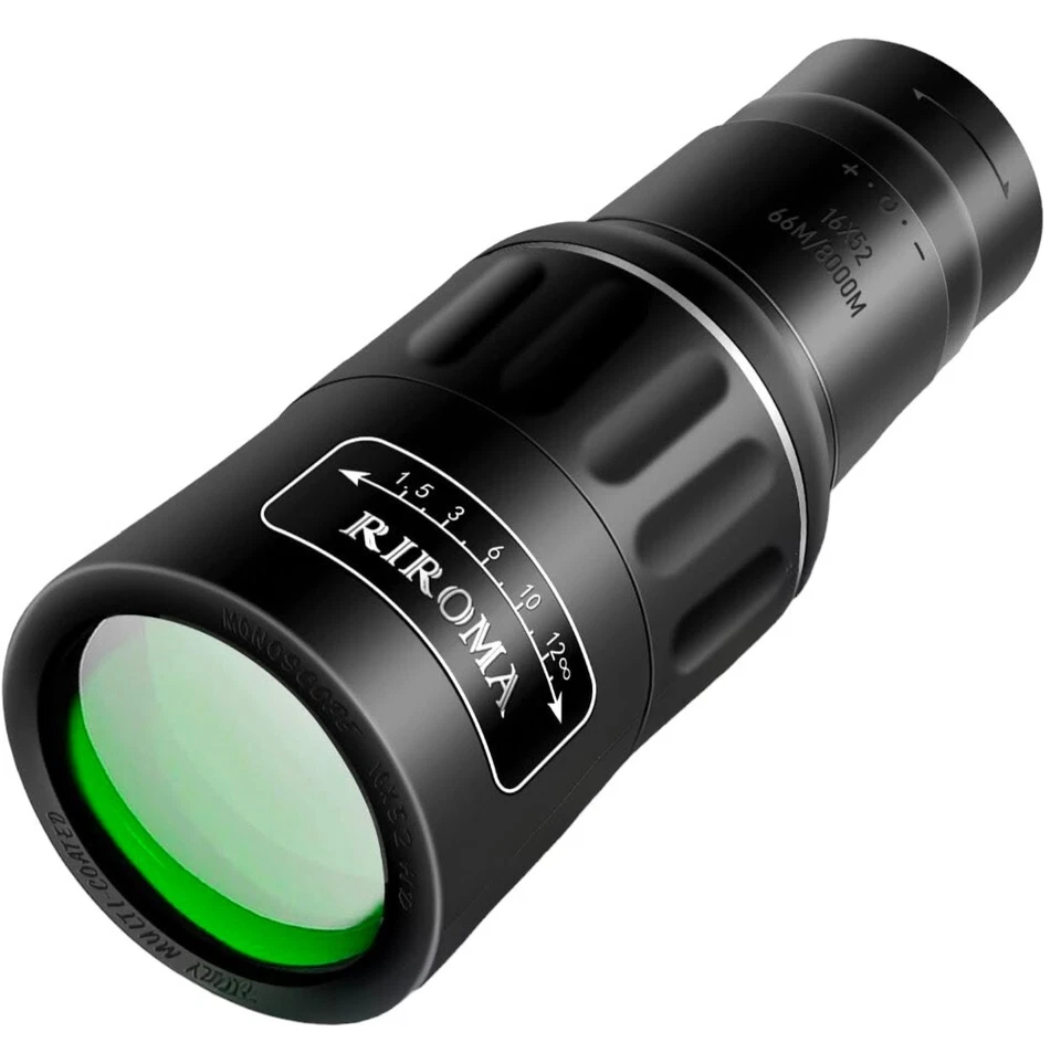 16x52 Monocular Telescope Compact Waterproof HD Scope Bird Watching Hiking Scope - Image 1 of 4