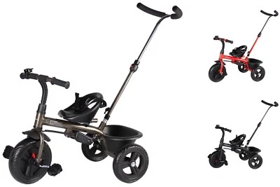 Kinderdreirad Dreirad Trio mit Schiebestange, Korb in drei Farben, Rad Clamaro - Bild 1 von 4