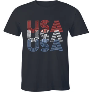 USA - 4th of July Shirt Independence Day Tee shirt American Men's Premium Tees - Picture 1 of 4
