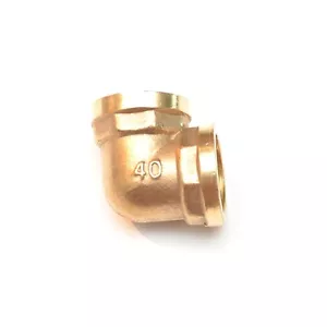 1/2" Female BSP British 90 Degree Elbow Brass Fitting Fuel, Air, Water, Oil, Gas - Picture 1 of 6