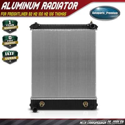 Radiador con enfriador de aceite para Freightliner B2 M2 100 M2 106 Thomas Saf-T-Liner Foto 1 de 4