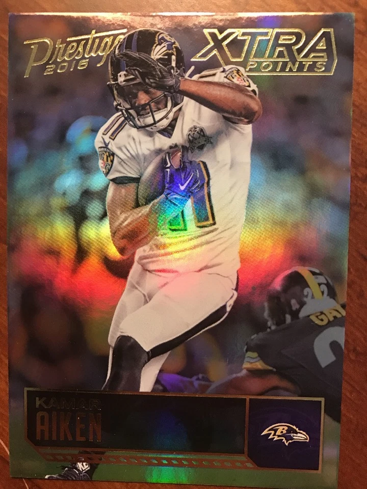 2016 Panini Prestige Football Kamar Aiken Gold Xtra Points 5/50 - Image 1 of 1