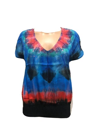 Superior Mujer Desigual Color Multicolor Nuevo - Imagen 1 de 4