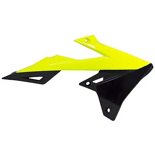 Cubiertas de radiador amarillas/negras para Suzuki RMZ450 2018 2019 2020 2021 2022 Foto 1 de 1