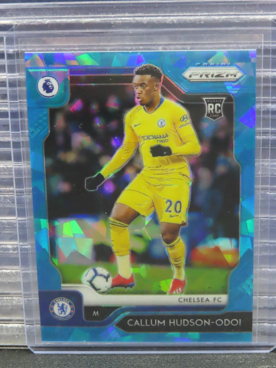 2019-20 Prizm Premier League Callum Hudson-Odoi Blue Ice Prizm Rookie #60/75