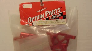 Dynamite DYN7610 RED Aluminum Lower Suspension Arms (2) for Traxxas T-Maxx 1.0 - Picture 1 of 2
