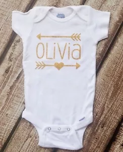 Personalized Baby Name Onesie Gerber Carter's - Picture 1 of 1