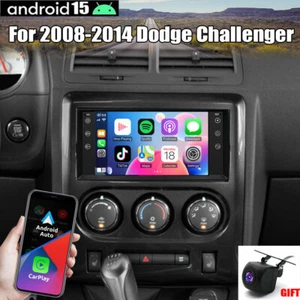 Wireless CarPlay Touch Screen Radio GPS For 2008 2009 2010-2014 Dodge Challenger - Picture 1 of 23