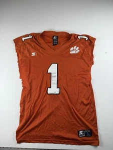 STARTER CLEMSON TIGERS FOOTBALL JERSEY SIZE LARGE Y2K ( cut sleeves) - Picture 1 of 9