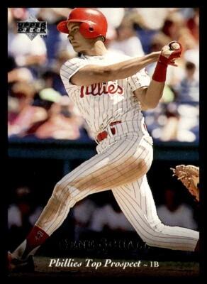 1995 Upper Deck Minor League #82 Gene Schall Scranton/Wilkes-Barre Red Barons - Image 1 of 2