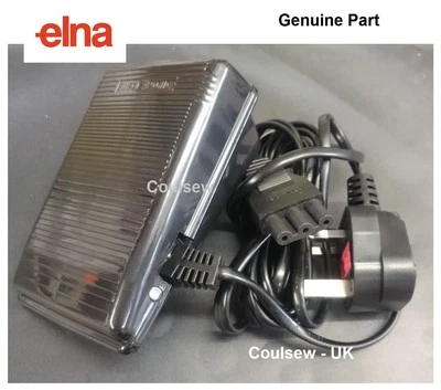 100% GENUINE ELNA SEWING MACHINE FOOT CONTROL ( E Type) SEWFUN, 2004, 2100, 220 - Image 1 of 2