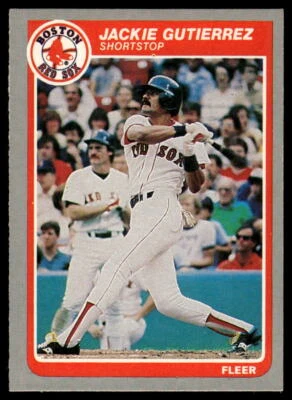 1985 Fleer #160 Jackie Gutierrez - Image 1 of 2