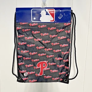 Philadelphia Phillies Concept One MLB Baseball Black Drawstring Back Sack Sack - Picture 1 of 3