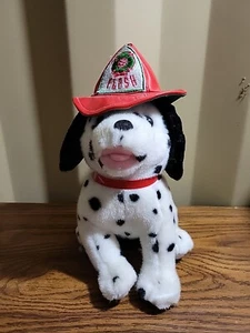 RARE Jstuff Associates flash Dalmatian Puppy Dog Lovey 12" Plush Stuffed Barks - Picture 1 of 6