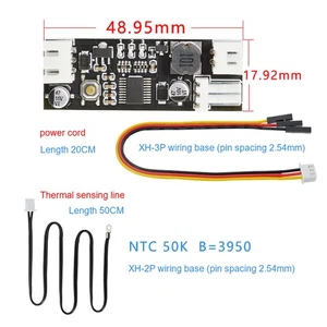 Fan Temperature Control Speed Controller Chassis Computer Noise Reduction Module - Afbeelding 1 van 7