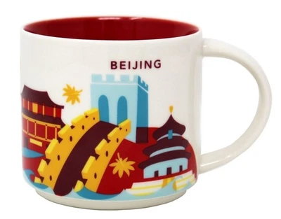 Taza de cerámica Starbucks You Are Here Series Beijing, 14 OZ Foto 1 de 3
