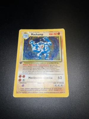 machamp set base ita Holo Prima Edizione 8/102 Rara - Immagine 1 di 2