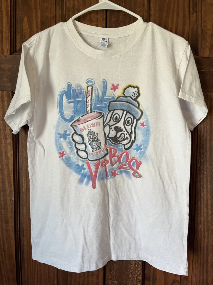 Camisa Icee Slush Puppie Chill Vibes Air Brush Marcas Brisco Tamanho Médio - Imagem 1 de 4
