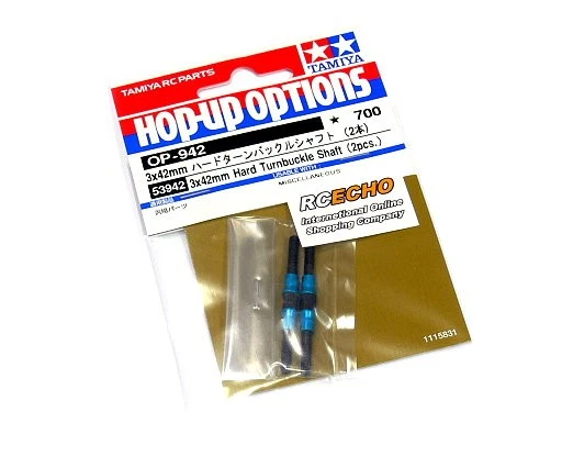 TAMIYA Hop-Up Options 3x42mm Hard Turnbuckle Shaft (2pcs) OP-942 53942 - Image 1 of 1