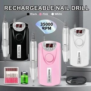 Taladro de uñas 35000 RPM para clavos taladros de uñas de bajo ruido motor lijadora de pulido - Imagen 1 de 19