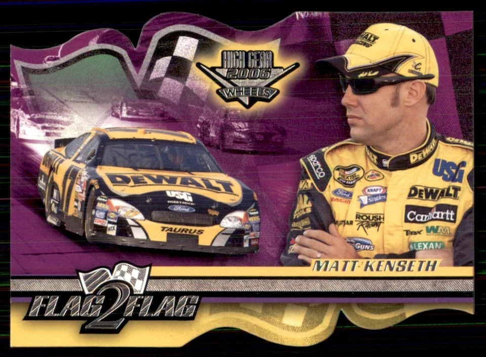 2006 Wheels High Gear Flag 2 Flag #FF13 Matt Kenseth - Image 1 of 2